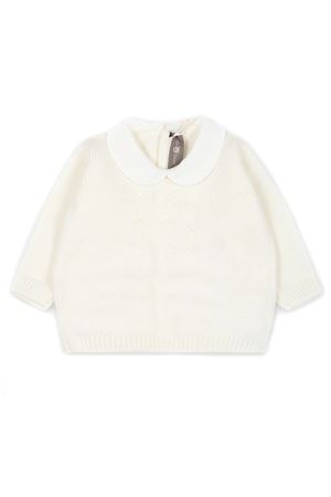 Maglione bianco in lana vergine LITTLE BEAR KIDS | 7002LATTELATTE